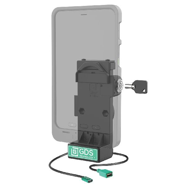 GDS® Uni-Conn™ Locking Spring Loaded Power + USB-A Dock - Heated Pins