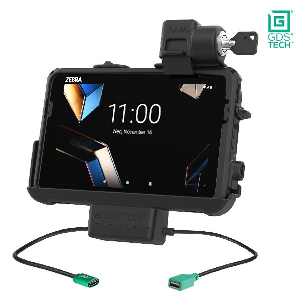 GDS® Station d'accueil mince verrouillable + données pour Zebra ET401 8" avec IntelliSkin®