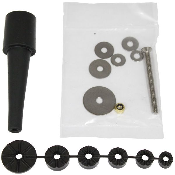 Fork Stem Mount Hardware Pack with Rubber Expansion Plug