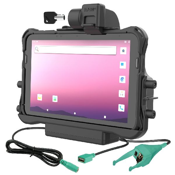 Station d'accueil verrouillable pour alimentation, données et DB9 pour Honeywell ScanPal EDA10A