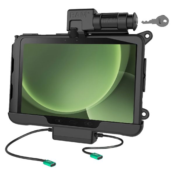 Station d'accueil USB-C verrouillable et alimentée + données USB-C pour Tab Active5 Pro et 4 Pro