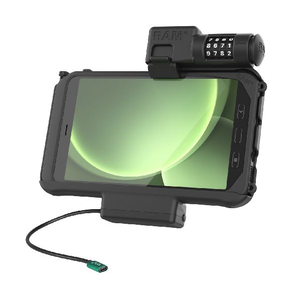 Station d'accueil USB-C verrouillable combinée pour Samsung Tab Active5 et 3