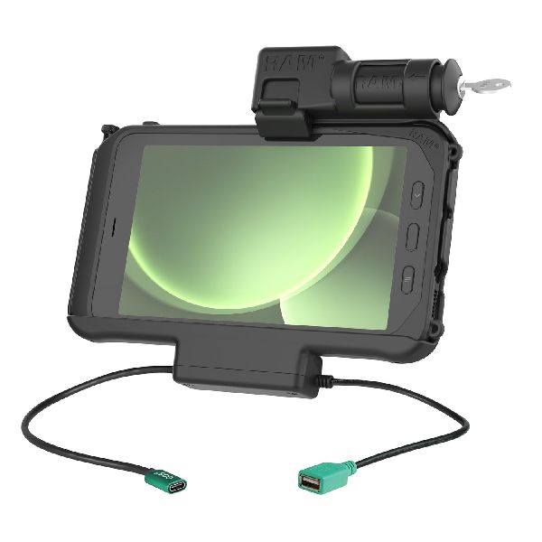 Station d'accueil avec verrouillage à clé pour Samsung Tab Active5 et 3