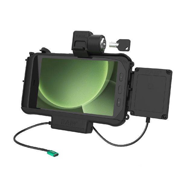 Station d'accueil USB-C verrouillable pour tablettes Active 5 et 3 avec extension NFC