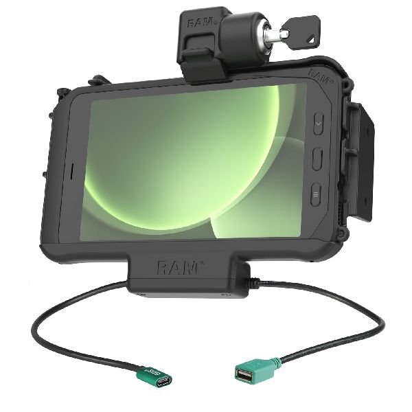 Station d'alimentation modulaire verrouillable + station d'accueil USB simple pour Samsung Tab Acti