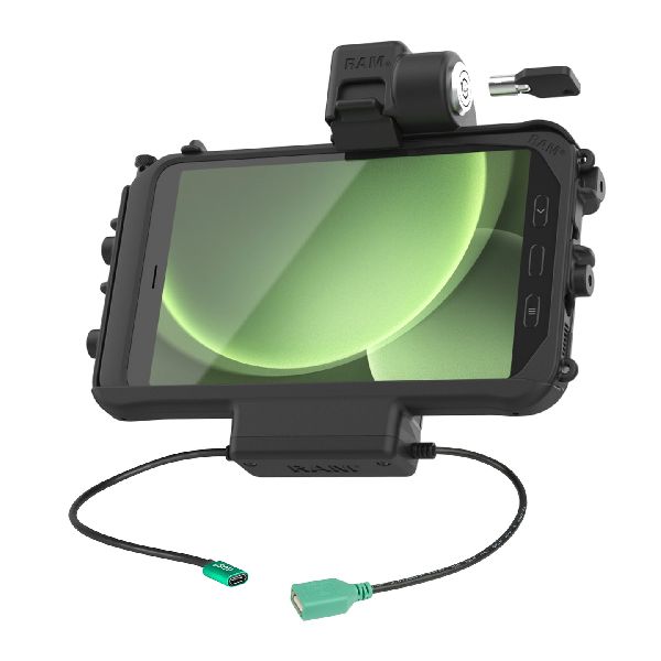 Thin-Dock™ Locking Power + Single USB Dock for Tab Active5 & 3