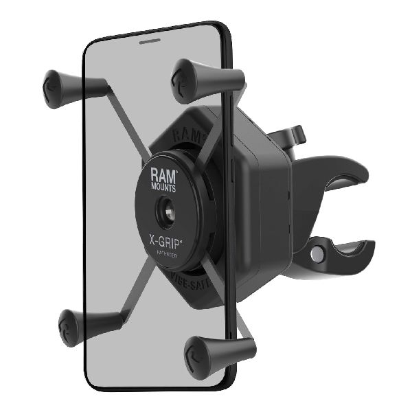 X-Grip® Large Phone Mount with Vibe-Safe™ & Small Tough-Claw™