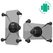 Support de téléphone rotatif X-Grip® grand format avec boule - Taille B