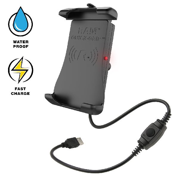 Support de charge sans fil étanche Quick-Grip™ 15 W avec boule