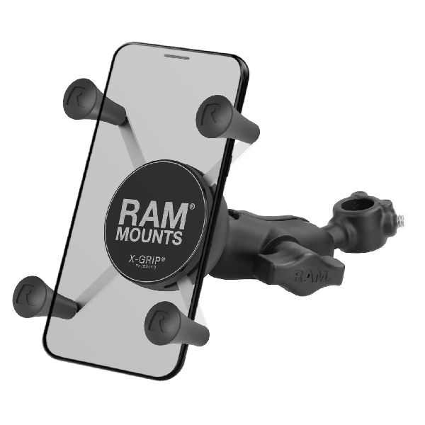 X-Grip® Phone Mount with 1/2" Diameter Rail Base