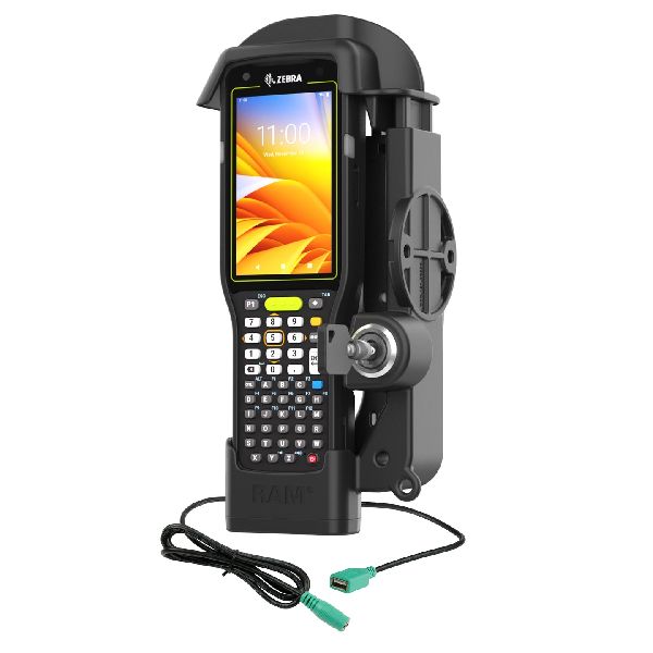Locking Powered Dock + Single USB-A for Zebra MC3300/3400/3450