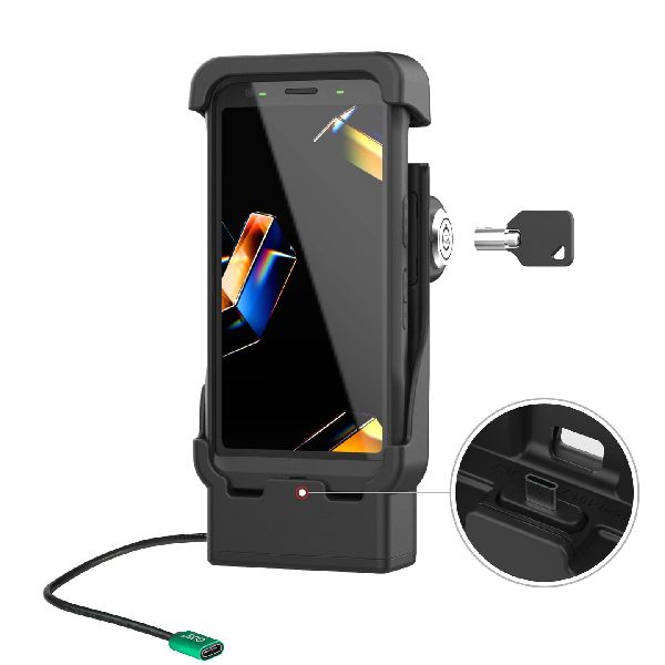 Locking Powered Dock with USB-C for Zebra TC501