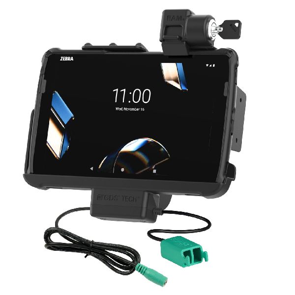 Bloc d'alimentation Tough-Dock™ verrouillable avec double port USB pour Zebra ET401 10"