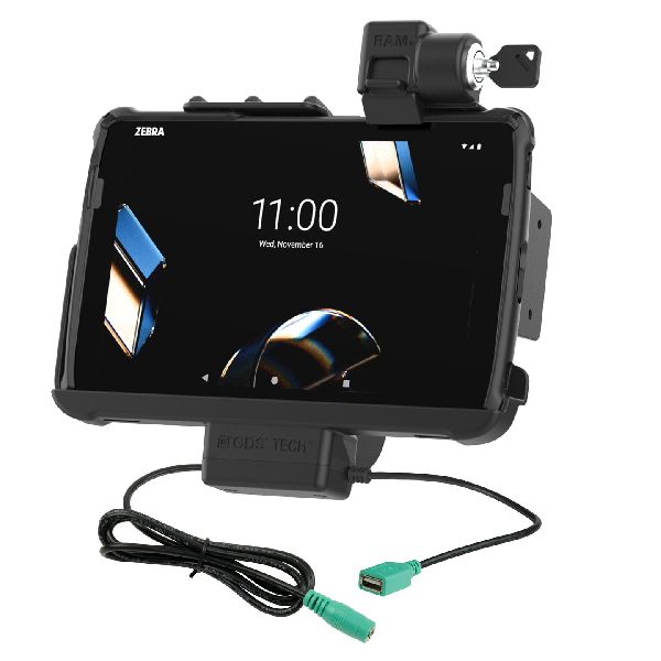 Locking Tough-Dock™ Power + Data for Zebra ET401 10"
