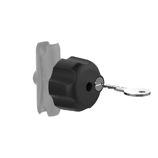 Key Lock Knob with Steel Insert for B Size Socket Arms