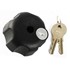 Locking Knob with 1/4-20 Brass Hole for B Size Arms