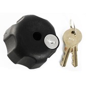 Locking Knob with 3/8"-16 Brass Hole for D Size Arms