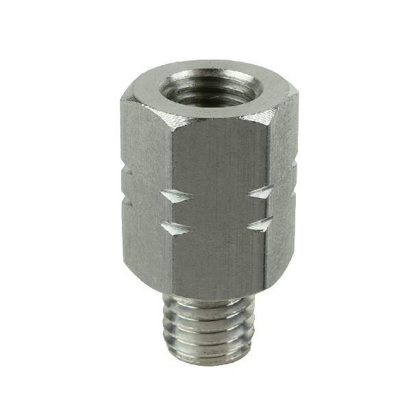 Adaptateur de filetage femelle M10-1,25 vers mâle M10-1,5 - 20 mm de long