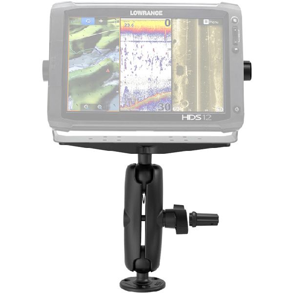 Support électronique marin Pin-Lock™ avec bouton de cardan - Taille D moyenne