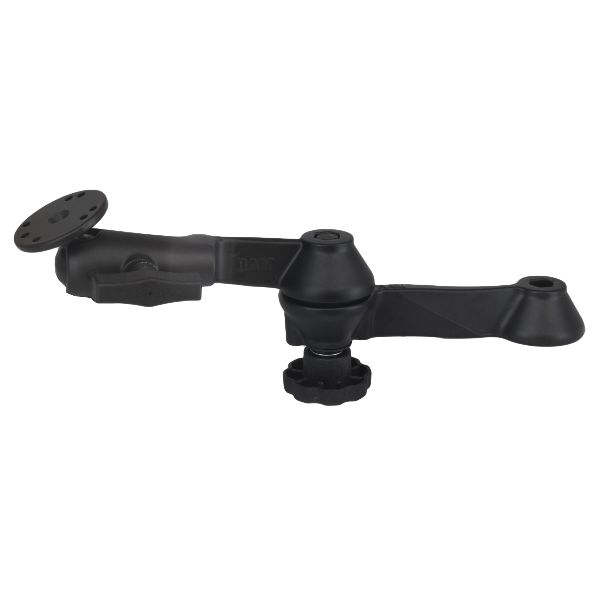 12" Long Double Swing Arm with Round Plate