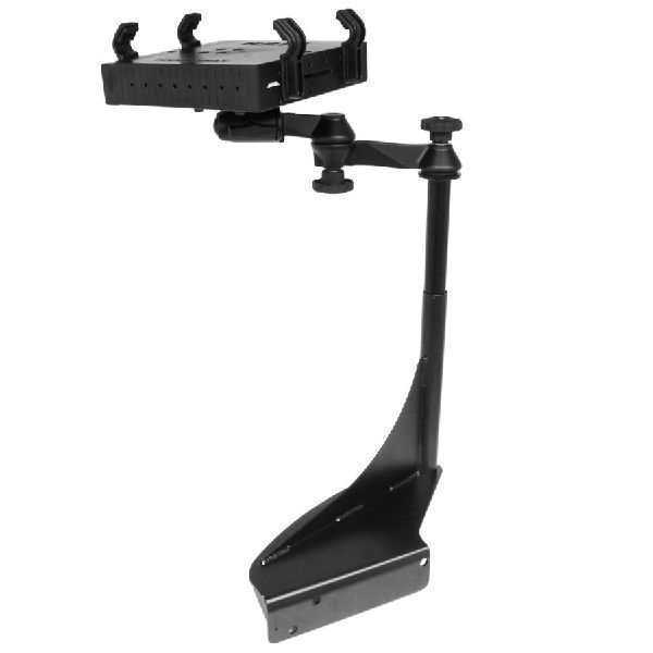 Support pour ordinateur portable No-Drill™ pour semi-remorques 2005-2011 avec chaise Seats Inc.