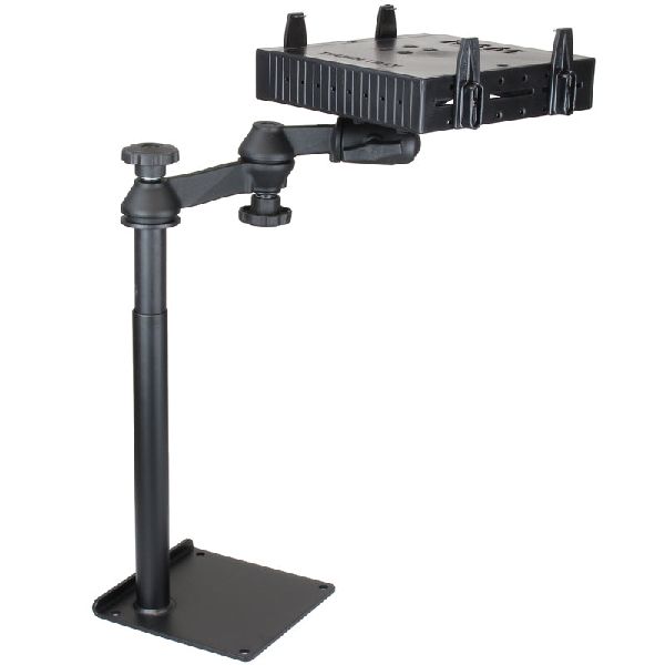 Universal Drill-Down Horizontal Laptop Mount with Flat Arms