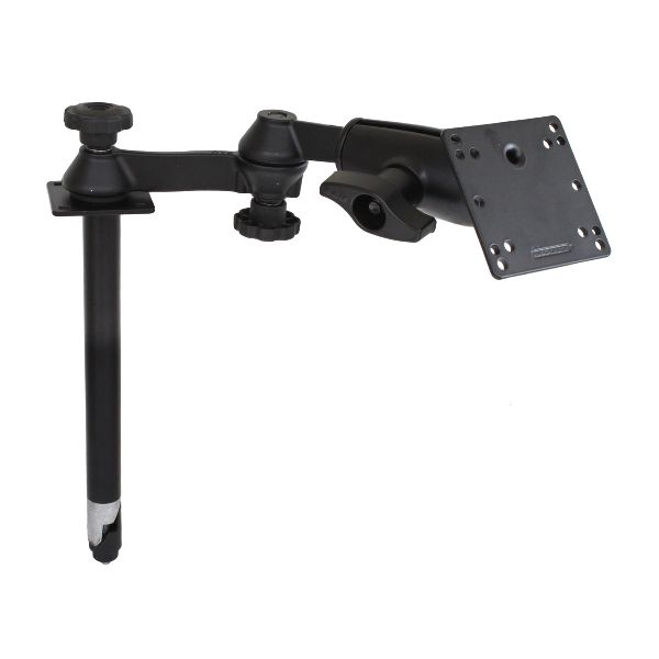 Poteau supérieur de 12 pouces avec plaque VESA 100 x 100 mm