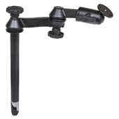 12" Upper Pole with Double Swing Arms & Round Plate