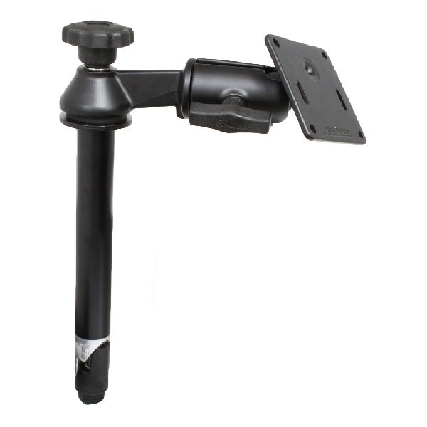 Poteau supérieur de 8 pouces avec bras pivotant simple et plaque VESA 75 x 75 mm