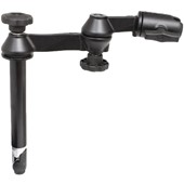 Double Swing Arm with 8" Male and Single Open Socket for 1.5" Balls