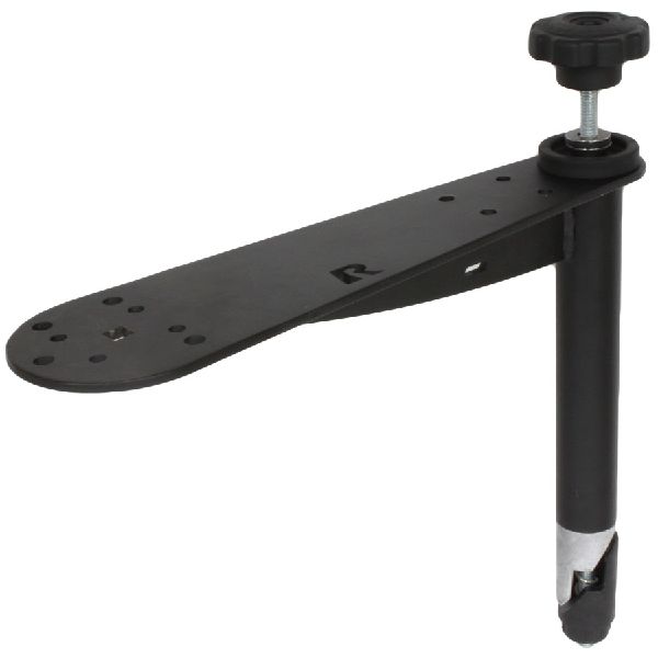 Poteau supérieur de 8 po avec plaque de bras pivotant à bride de 14 po