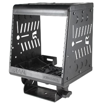 Tough-Box™ Console 9" Vertical Radio Rack with Total Faceplate Area of 7" (ie. Combinations of Face