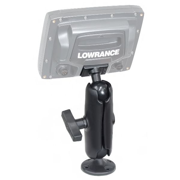 Composite Double Ball Mount for Lowrance Elite-5, Mark-5 + More