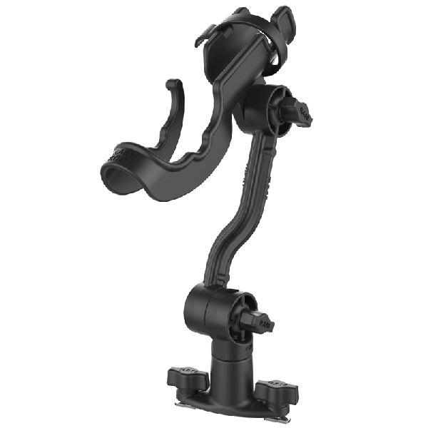 ROD® Fishing Rod Holder with Extension Arm & Dual T-Bolt Track Base