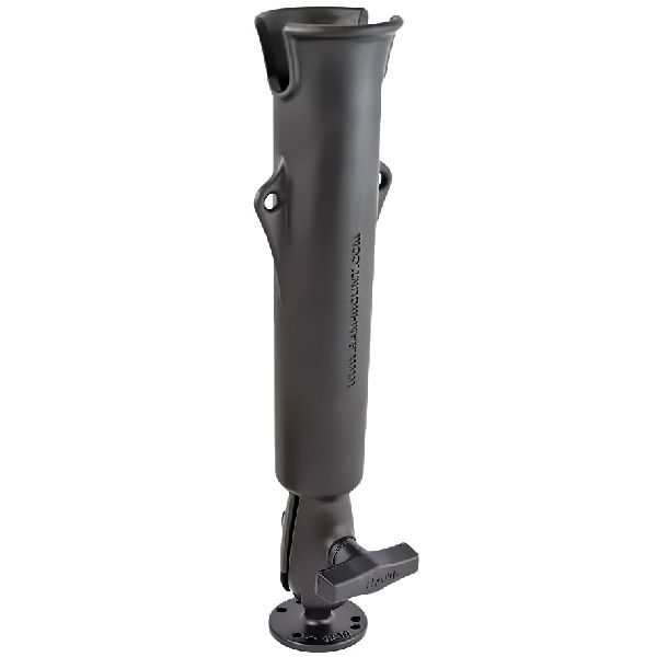 Support de canne Tube™ avec plaque ronde pour utilisation en eau salée