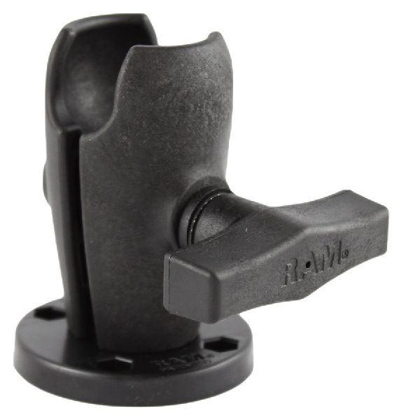 RAM® Single Socket Arm with Round Plate