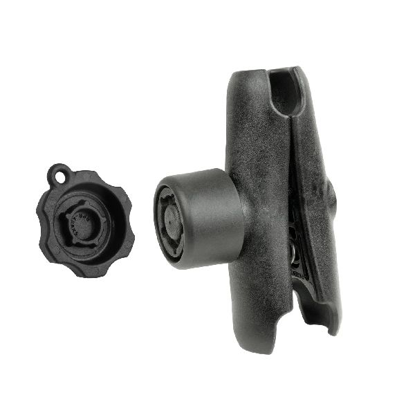 Bras à double douille composite avec bouton de sécurité RAM® Pin-Lock™ à 5 broches