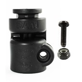 Male Octagon Button With 1/2" Flex Rod Clevis