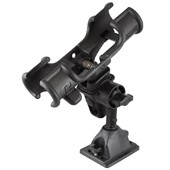 ROD® Light-Speed™ Holder with 4" Long Spline Post and Deck Track Mounting Base