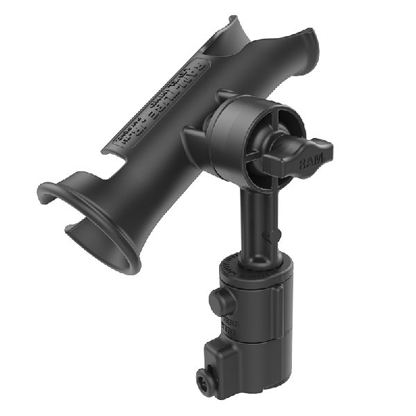 Tube Jr.™ Rod Holder with Universal Adapt-A-Post™ Track Base
