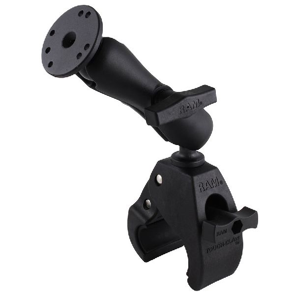 Tough-Claw™ Large Clamp Double Ball Mount with Round Plate