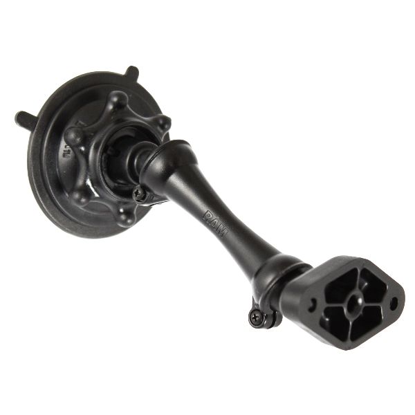 Snap-Link™ Long Double Socket Suction Cup Mount with Diamond Plate