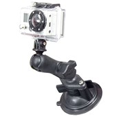 Composite Twist-Lock™ Suction Cup Mount with Universal Action Camera Adapter