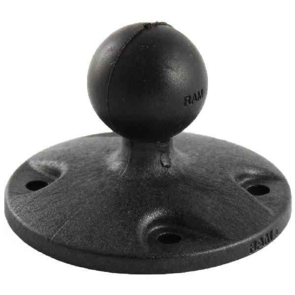 2.5" Composite Round Base with the AMPs Hole Pattern & 1" Ball