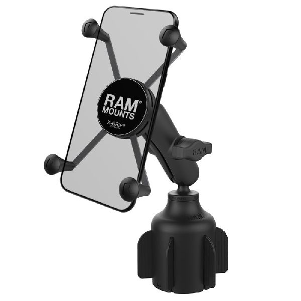 Support smartphone pour porte-gobelet RAM ® Stubby ™ pour smartphone moyenne et grande taille