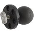 Track Ball™ Bille de Grandeur B 2.54cm(1") avec Attachement T-Slot pour Panneau Plat