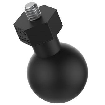Tough-Ball™ 1"(2.54cm) with 1/4"-20 X .25" Male Threaded Post