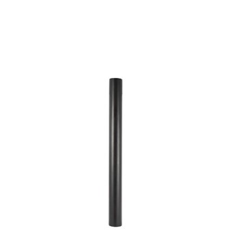 Black PVC Pipe : 1.11"(5.08cm) OD X 12"(30.48cm) Long