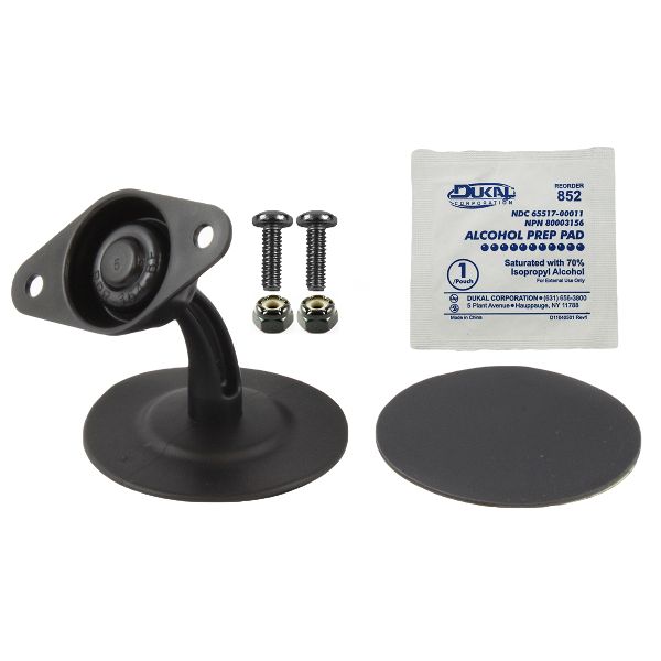 Lil Buddy™ Adhesive Stick Base Dash Mount; Overall Length: 2.5"(6.35cm)