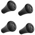 X-Grip® Black Rubber Caps - Pack of 4